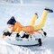 Costway 52" Inflatable Snow Tube Heavy-Duty Inflator with Premium Polyester Oxford Cover